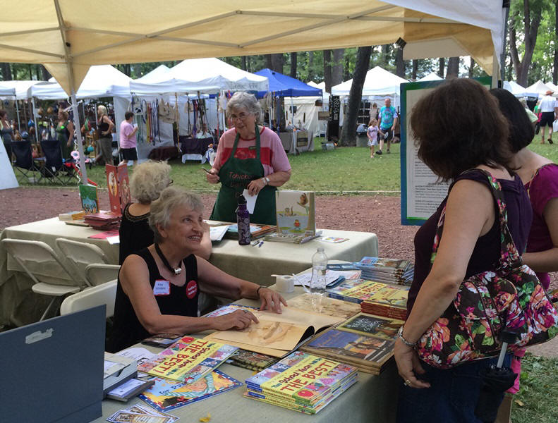 Author's Table at Tinicum